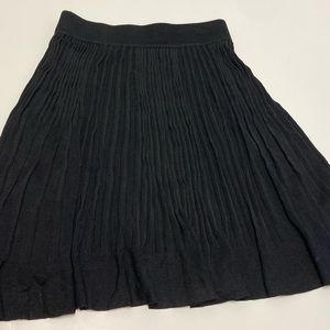 heory pleated knit skirt (new black)